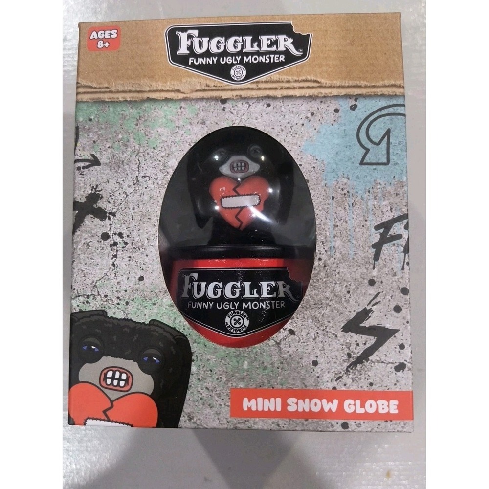 Fuggler Mini Snow Globe Funny Ugly Monster, Lord Long Ears - Picture 2 of 5
